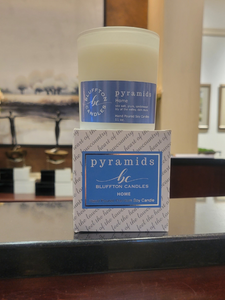 Pyramids Exclusive Fragrance - Glass Container Candle